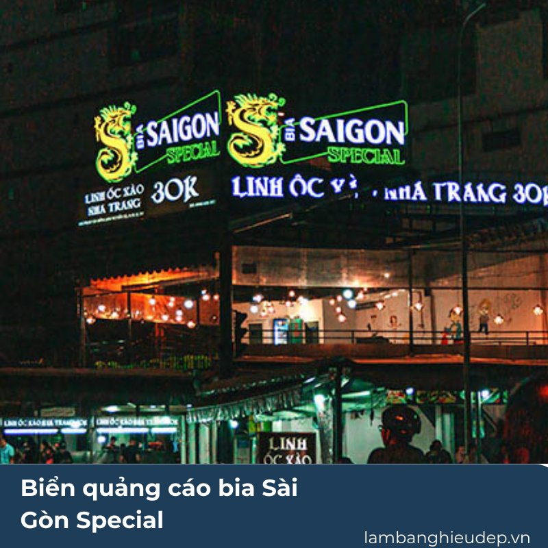 Biển quảng cáo bia Sài Gòn Special